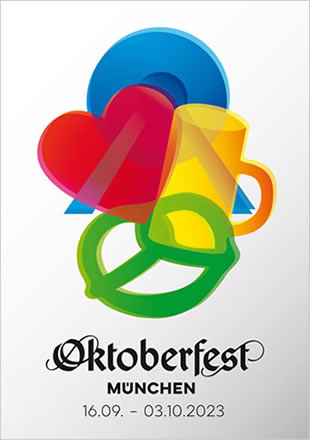 Offizielles Wiesnplakat vom Oktoberfest München