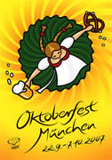 Oktoberfest 2007 Wiesn Plakat - 1. Platz